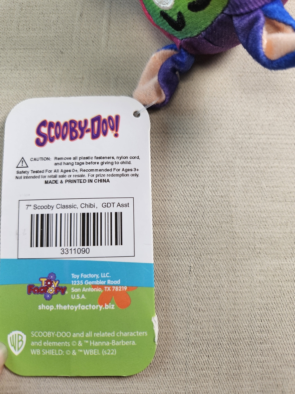 Chibi Scooby Doo Gradient Collection Rainbow Plush Doll NEW With Tags - Picture 7 of 8